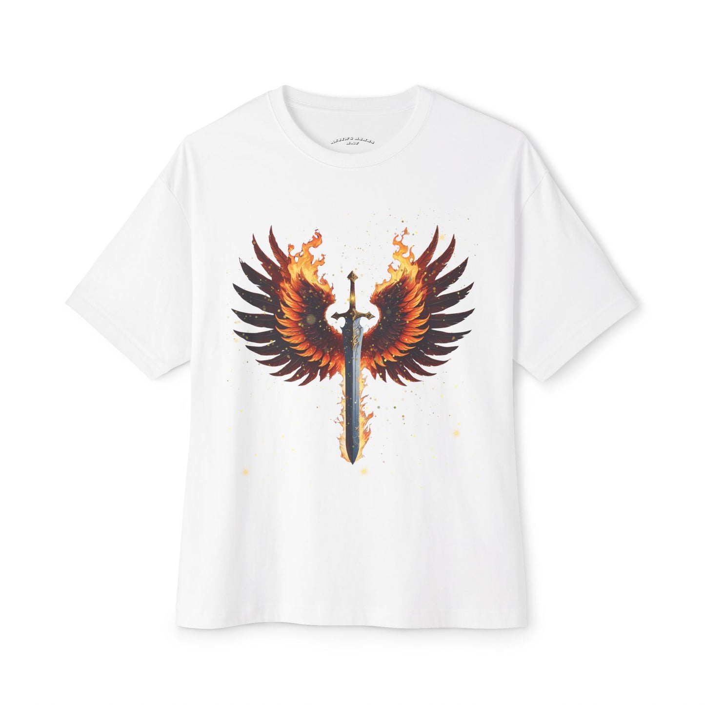 Fire Sword Unisex Boxy T- Shirt