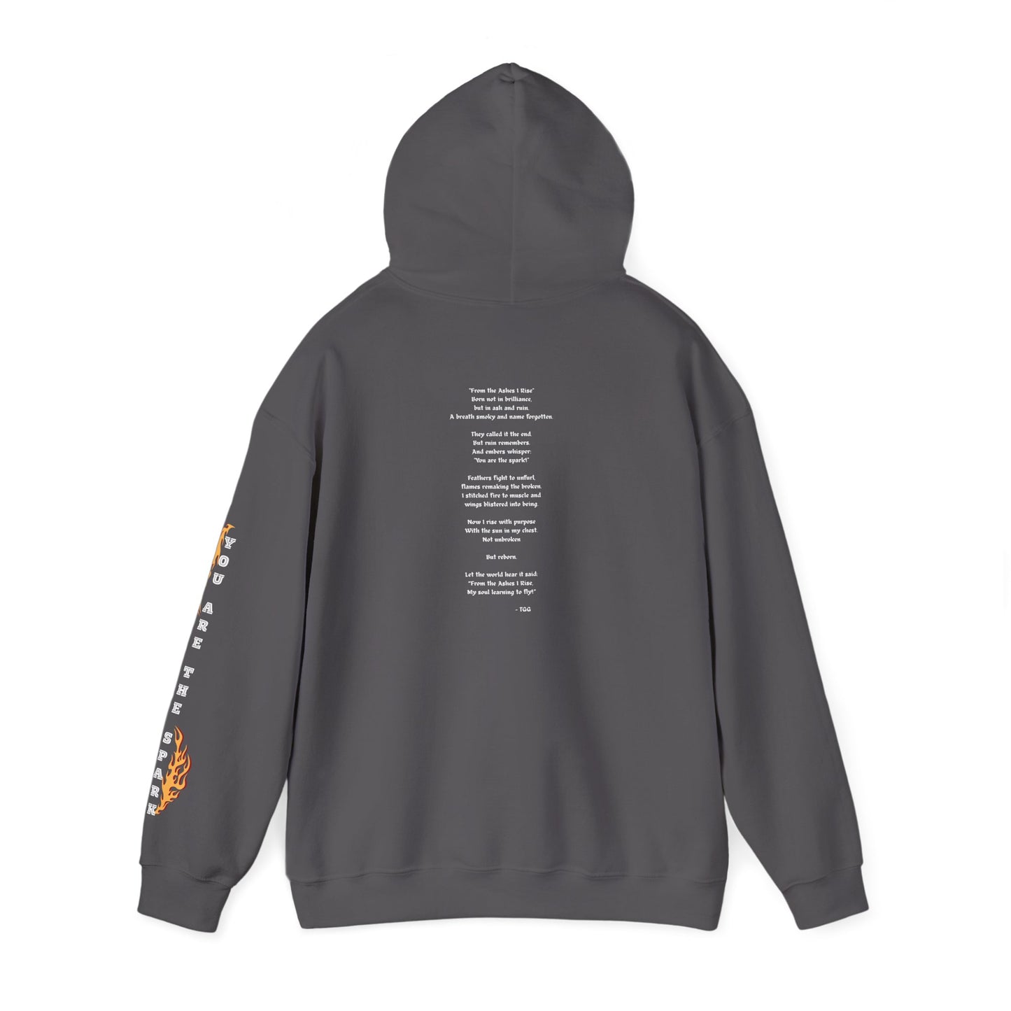 Flaming Wings Unisex Heavy Blend™ Hooded Sweatshirt