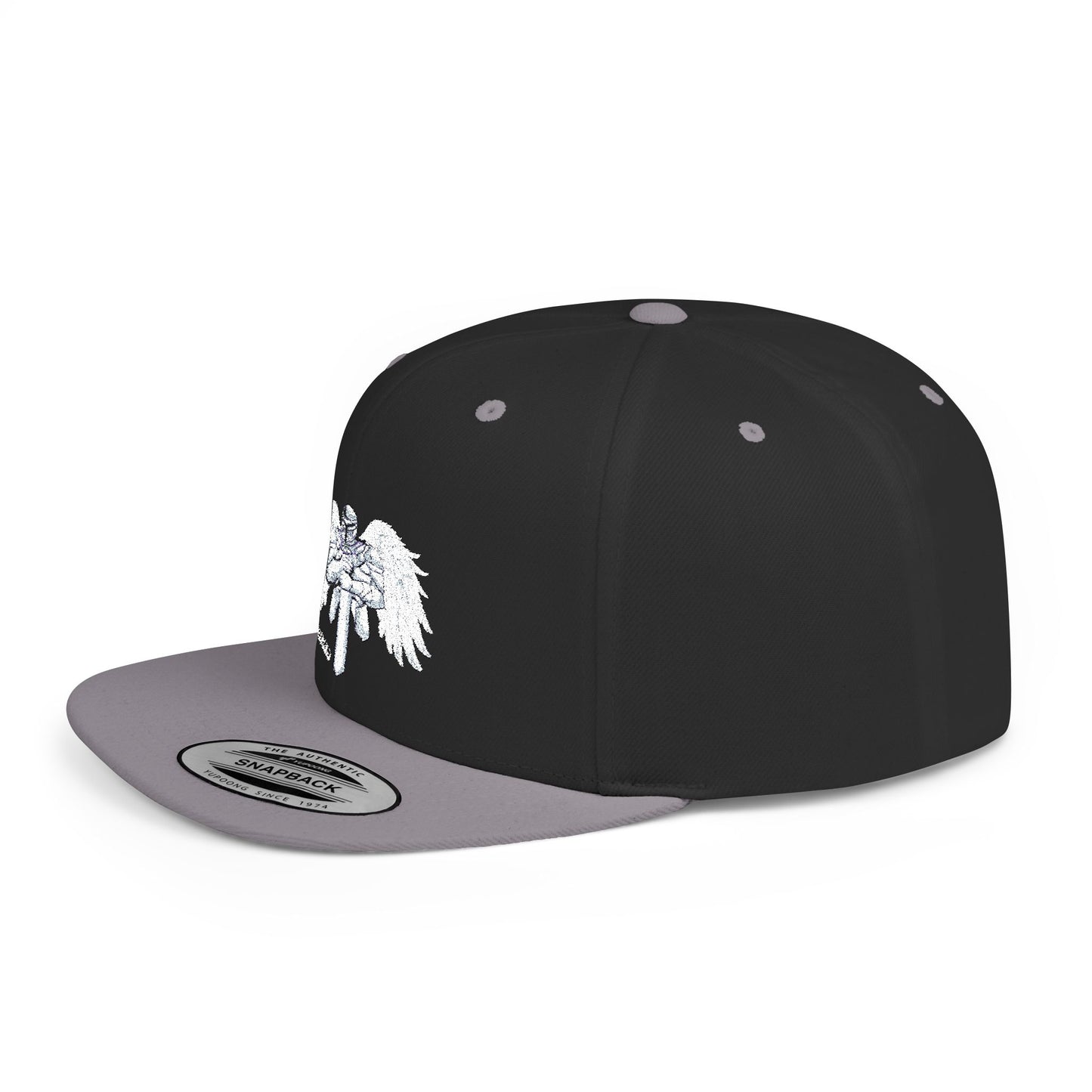Winged Knight Flat Bill Snapback Hat