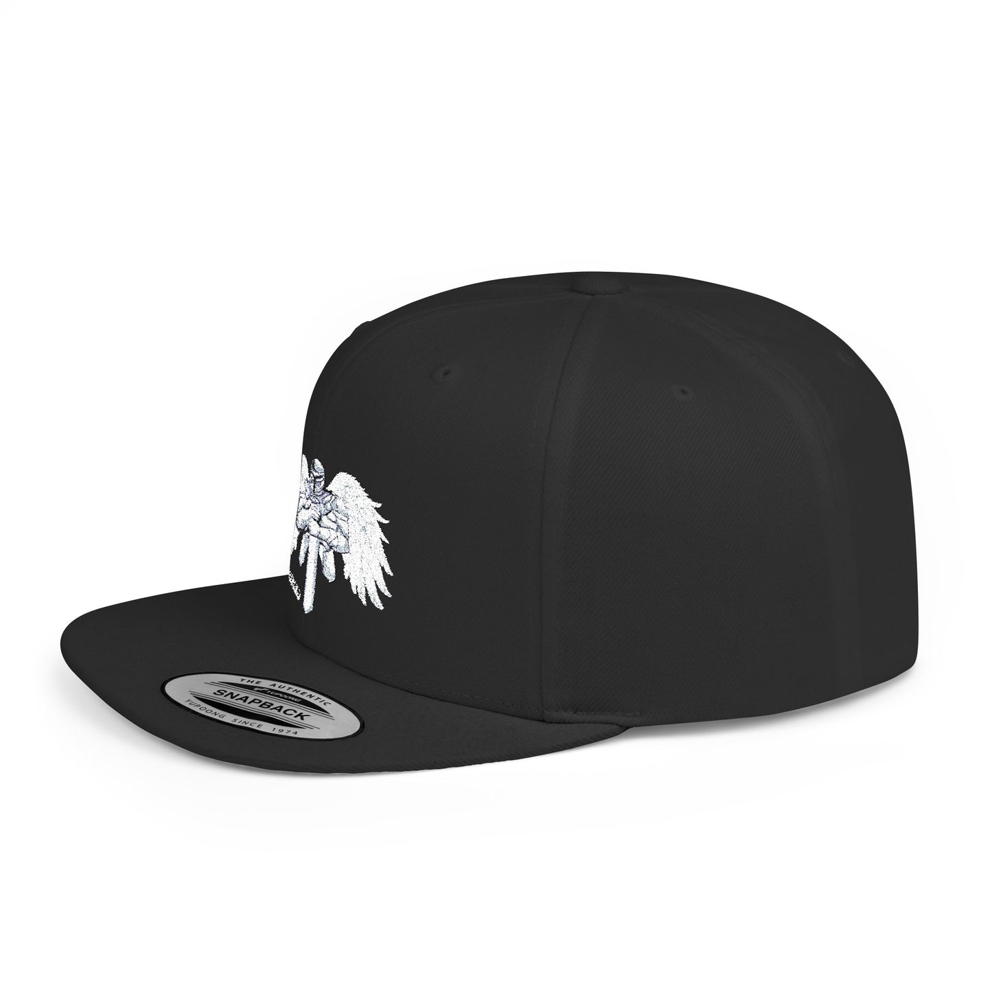 Winged Knight Flat Bill Snapback Hat