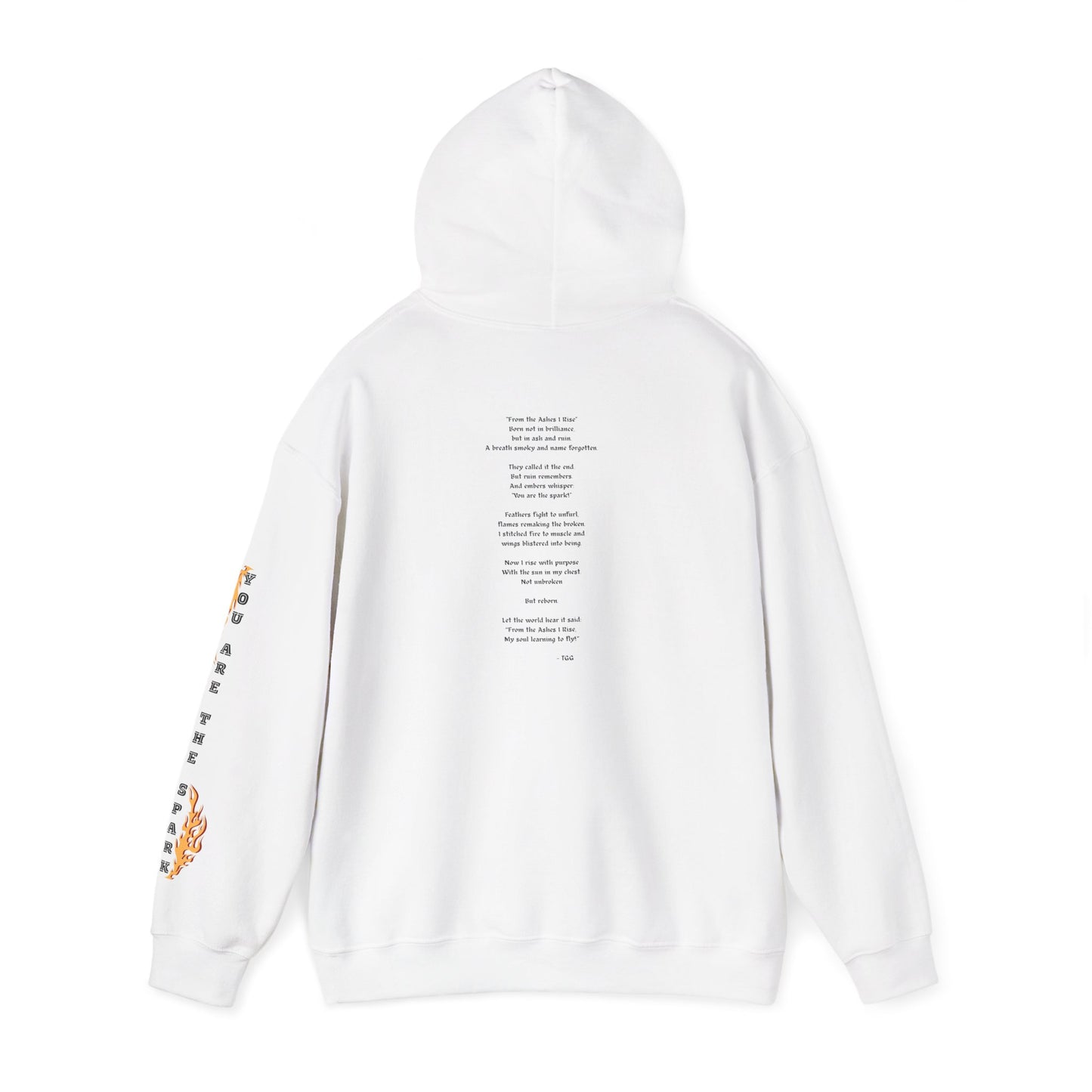 Flaming Wings Unisex Heavy Blend™ Hooded Sweatshirt