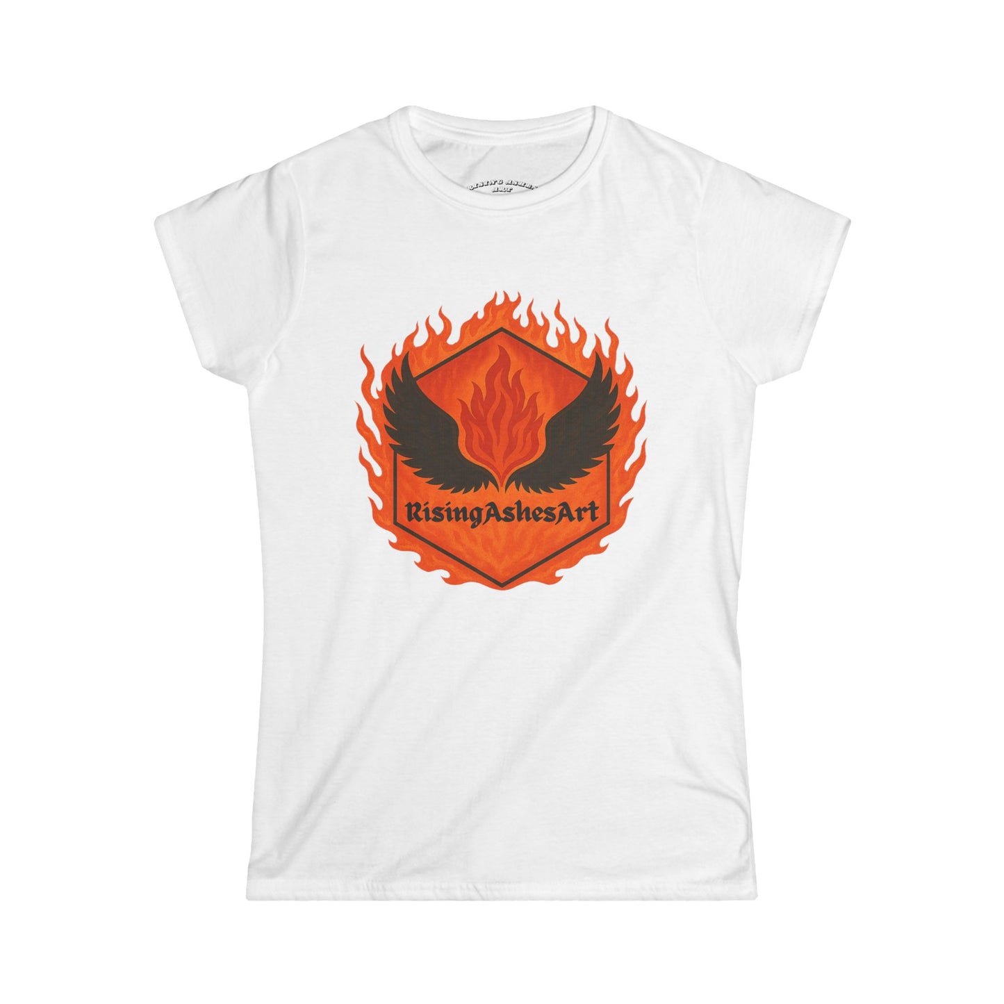 Flaming Wings Women's Softstyle T-Shirt