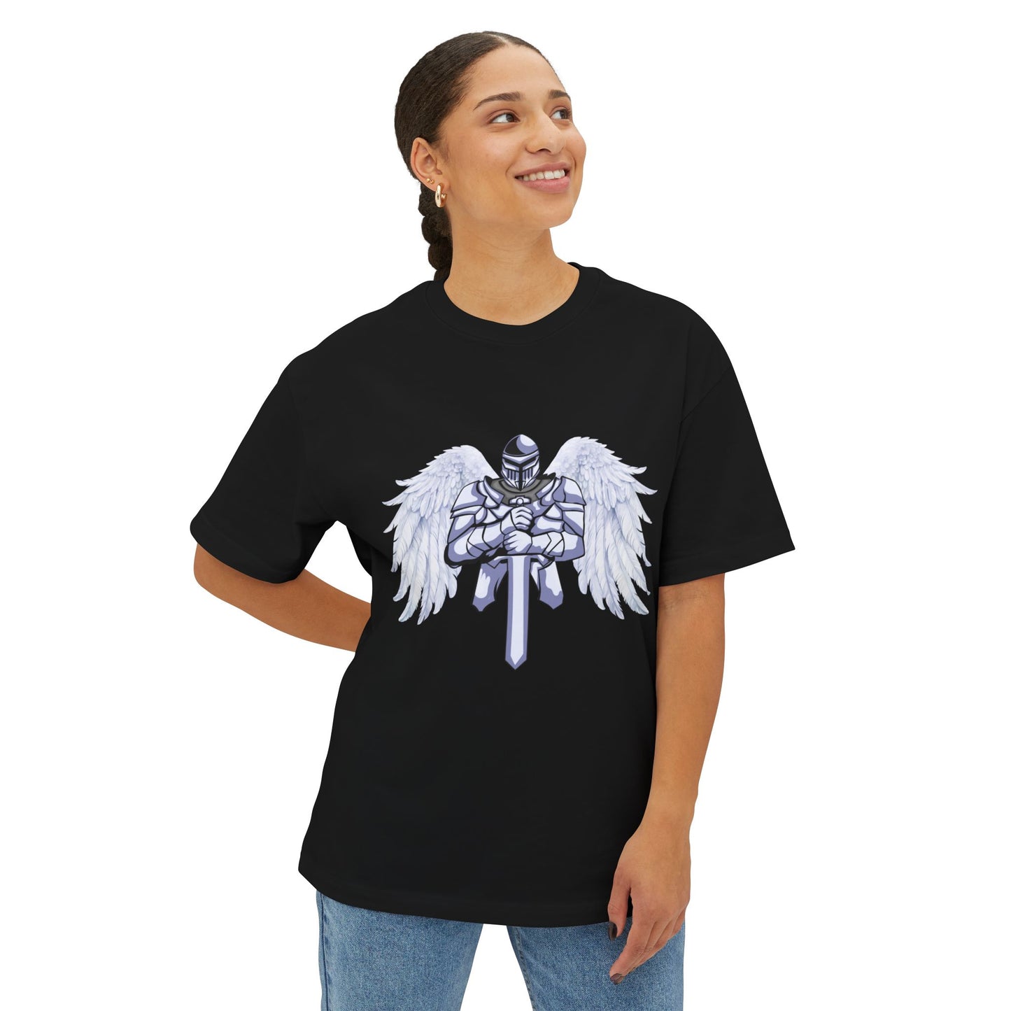 Winged Knight Unisex Boxy T-Shirt