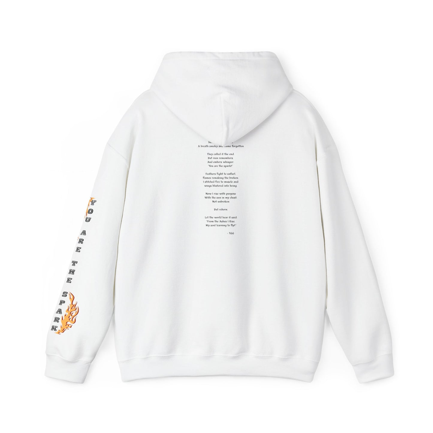 Flaming Wings Unisex Heavy Blend™ Hooded Sweatshirt