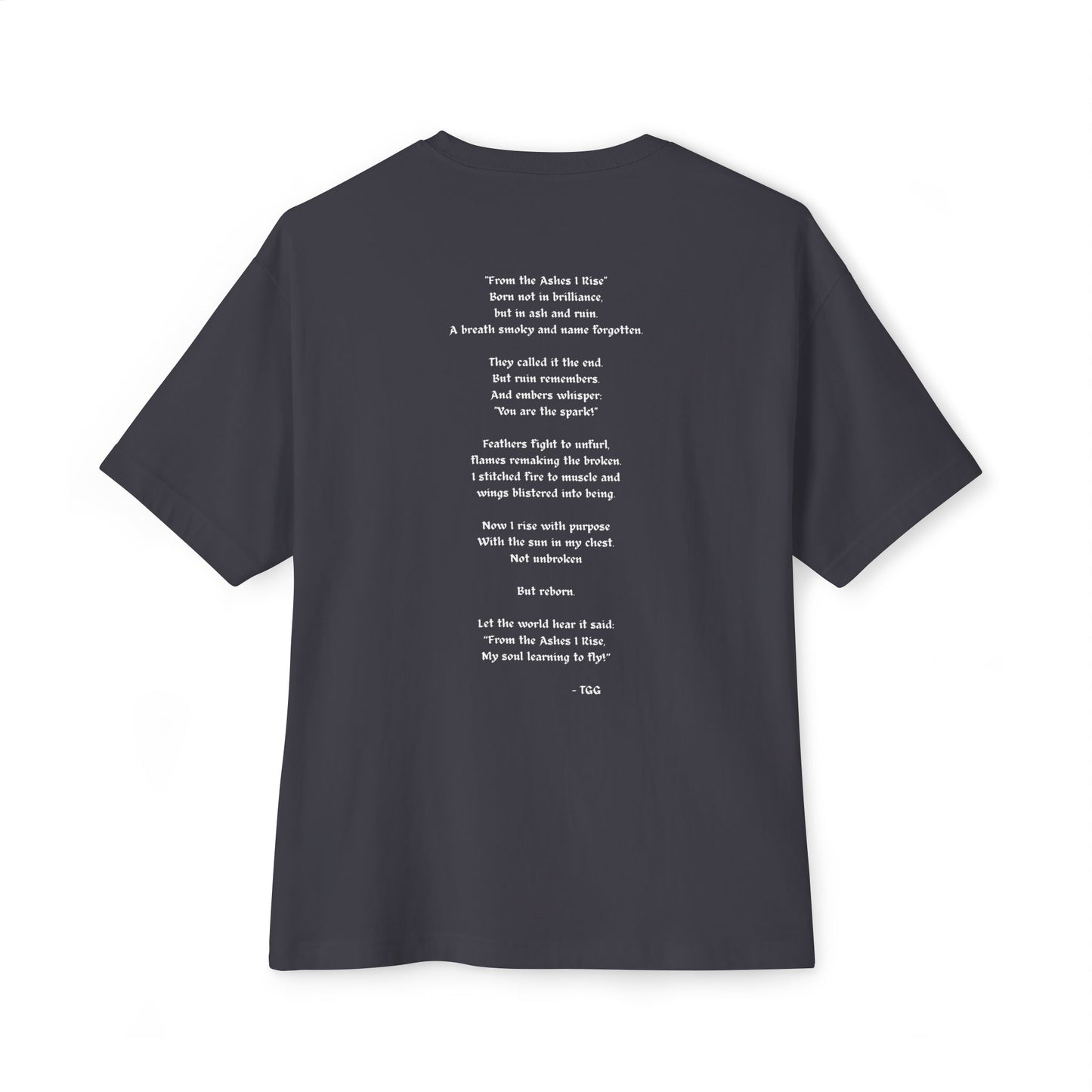 Pheonix Lantern Unisex Oversized Tshirt