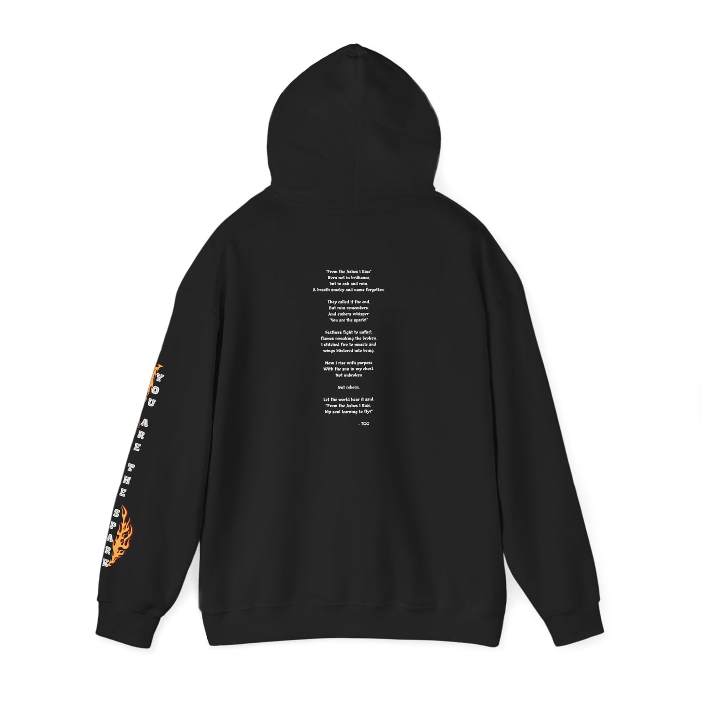 Flaming Wings Unisex Heavy Blend™ Hooded Sweatshirt