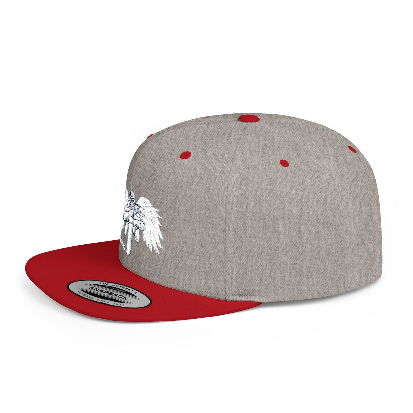 Winged Knight Flat Bill Snapback Hat