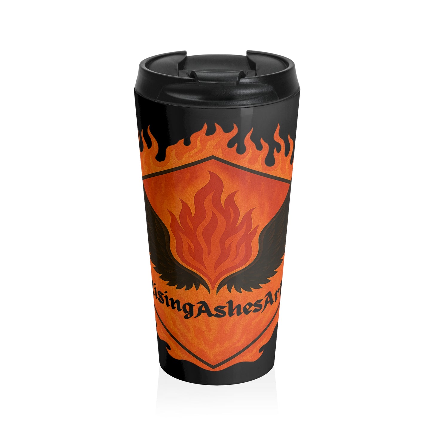 Flaming Wings Travel Mug