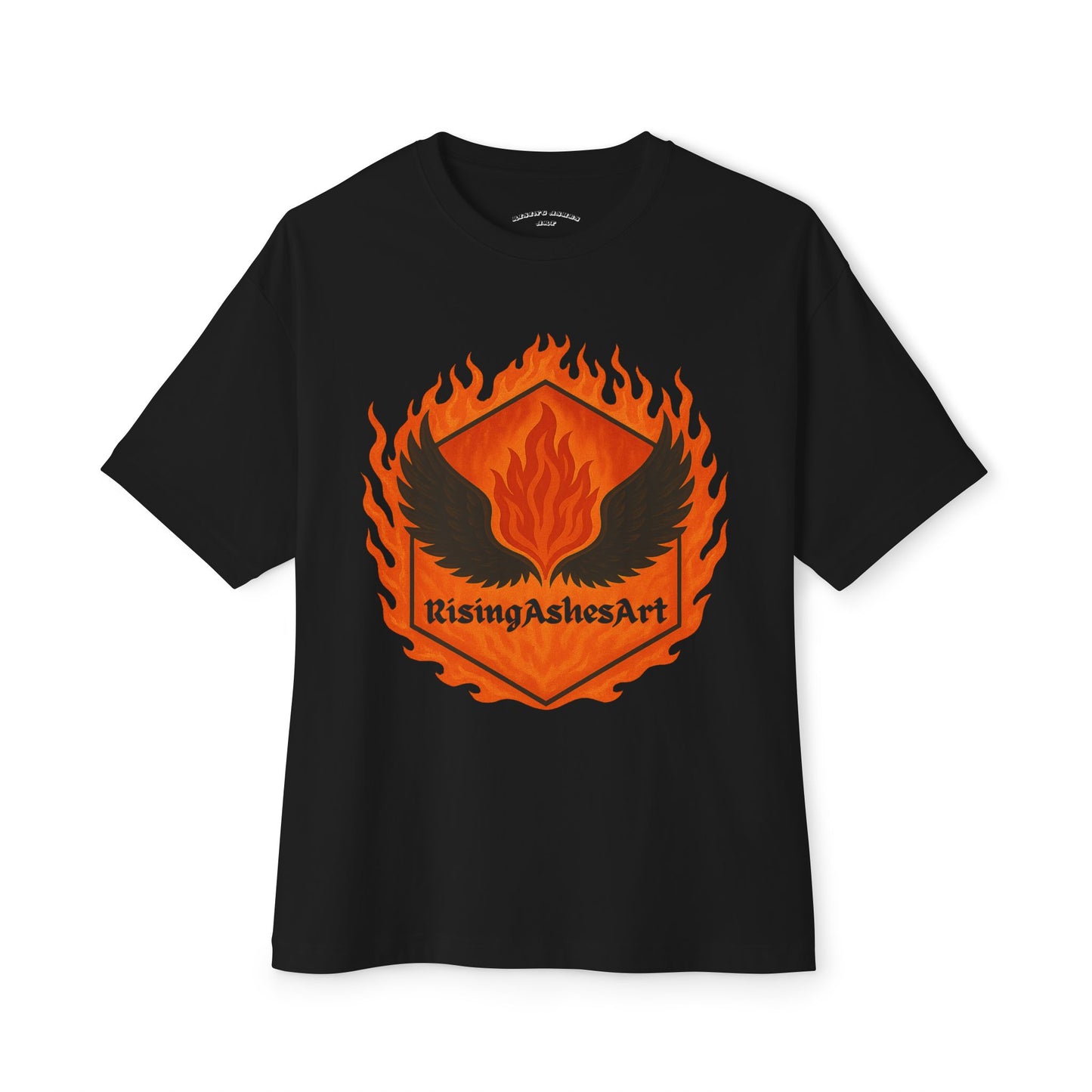 Flaming Wings Unisex Boxy T-Shirt