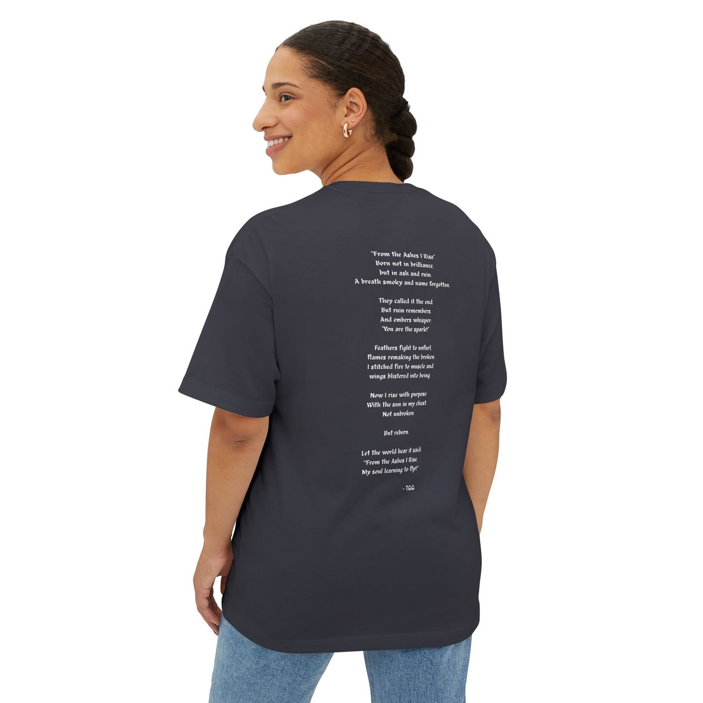 Fire Sword Unisex Boxy T- Shirt