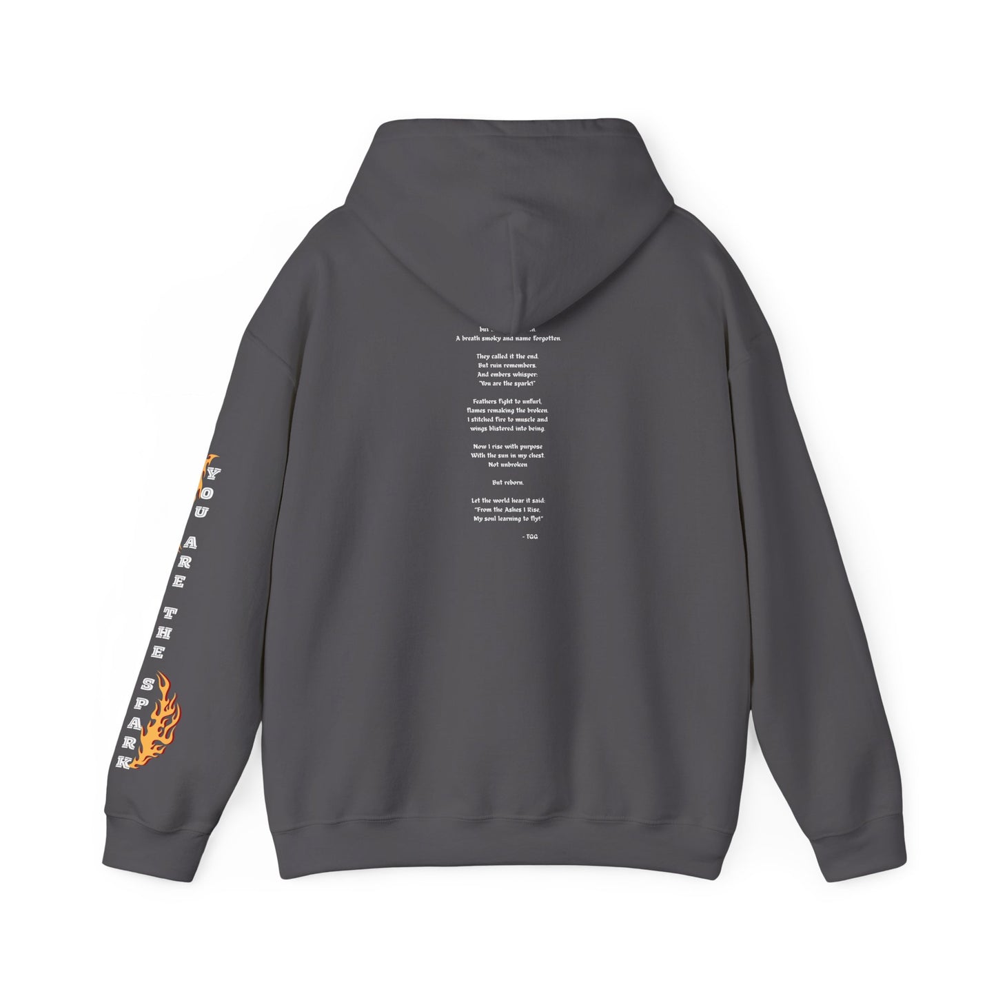 Flaming Wings Unisex Heavy Blend™ Hooded Sweatshirt