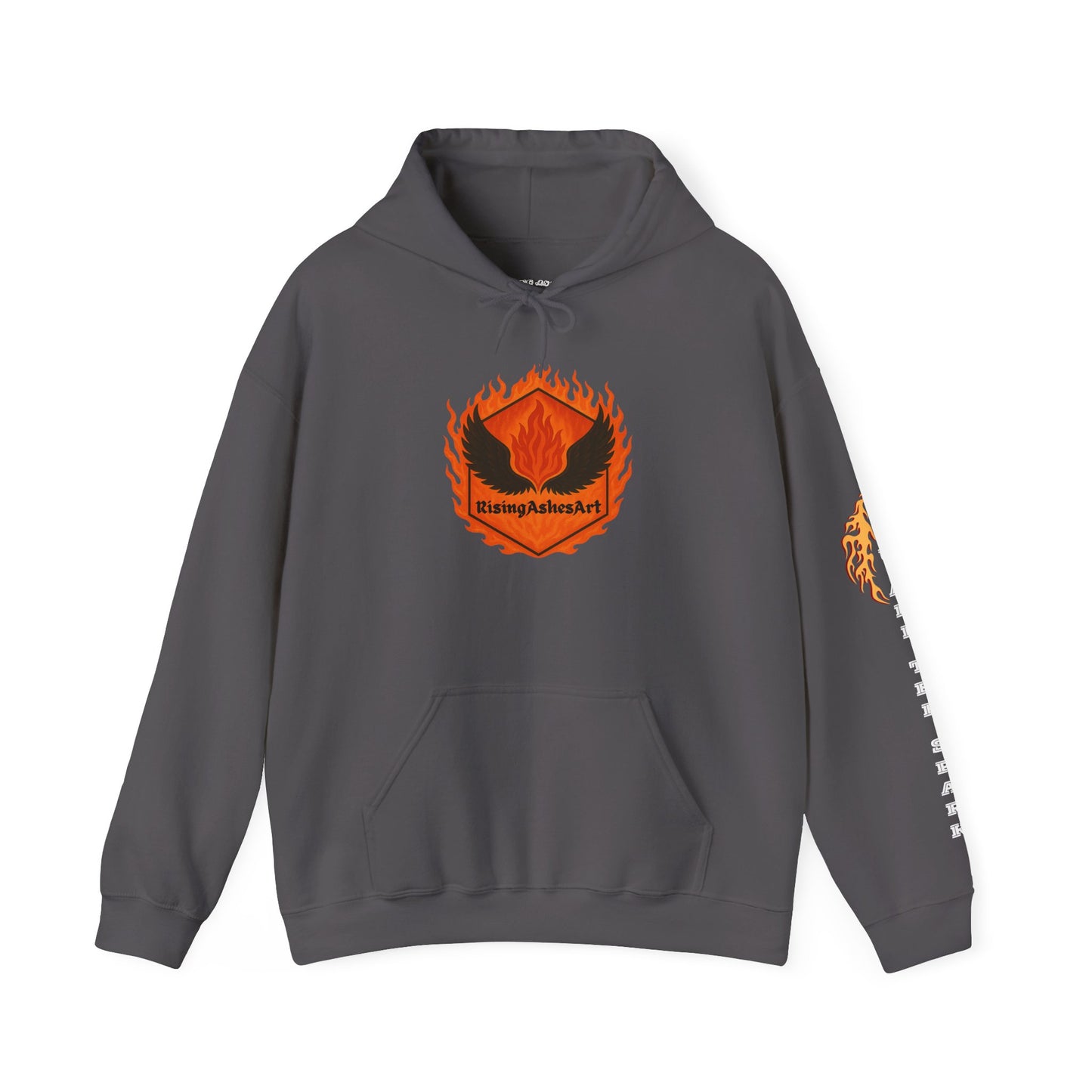 Flaming Wings Unisex Heavy Blend™ Hooded Sweatshirt