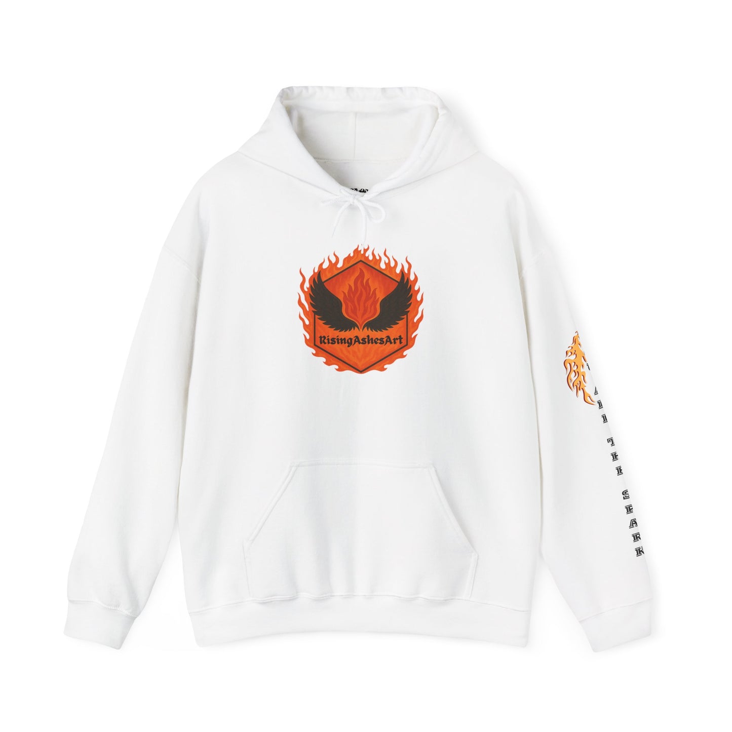 Flaming Wings Unisex Heavy Blend™ Hooded Sweatshirt