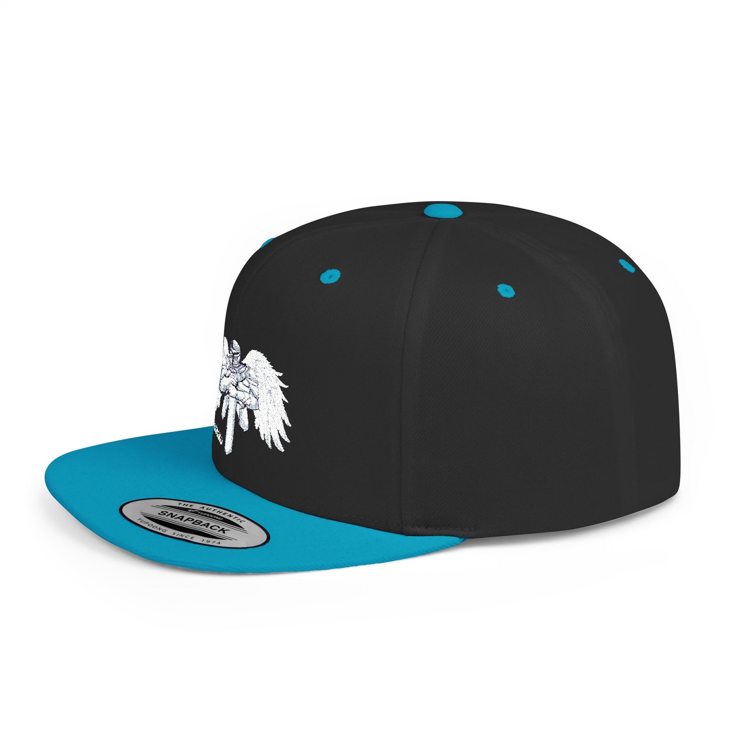 Winged Knight Flat Bill Snapback Hat