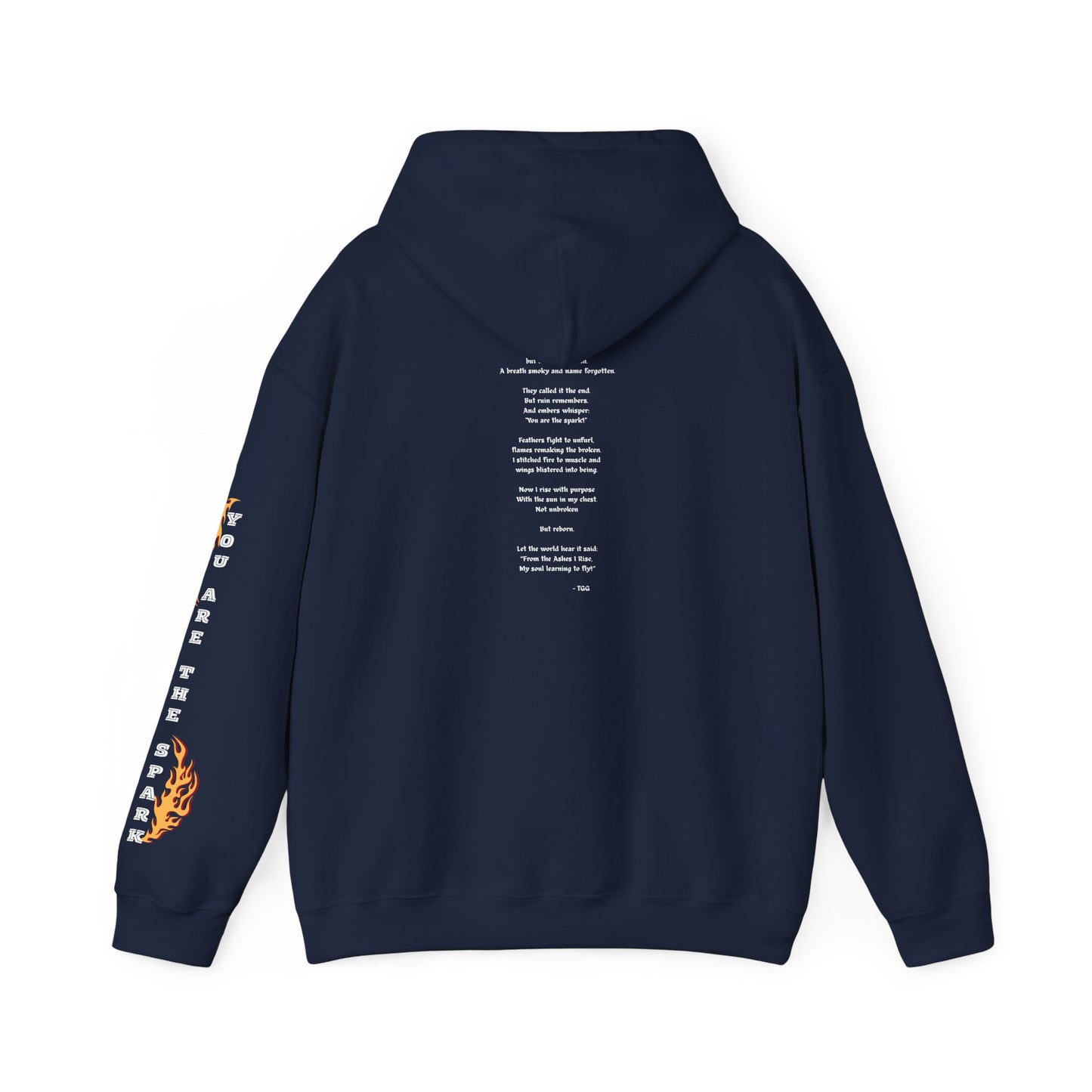 Flaming Wings Unisex Heavy Blend™ Hooded Sweatshirt