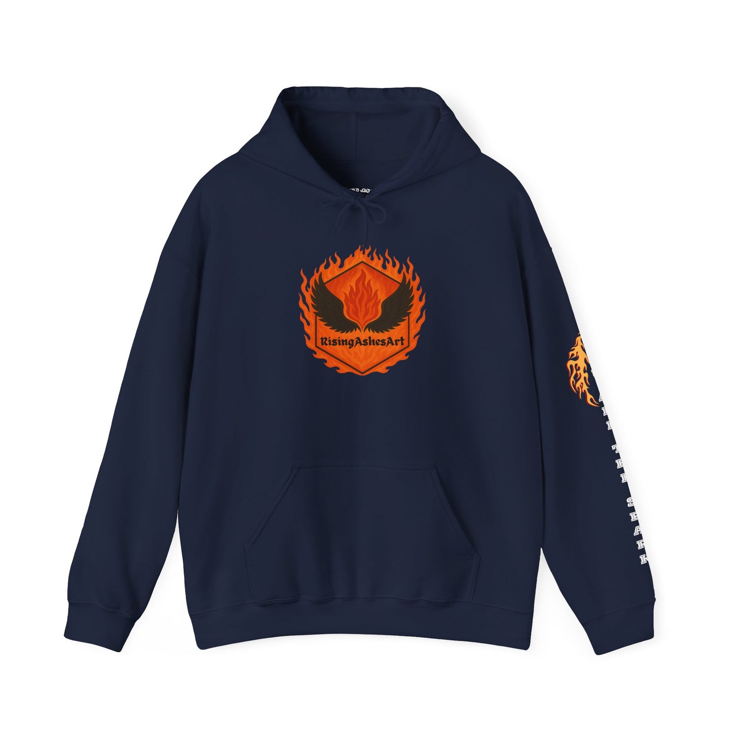 Flaming Wings Unisex Heavy Blend™ Hooded Sweatshirt