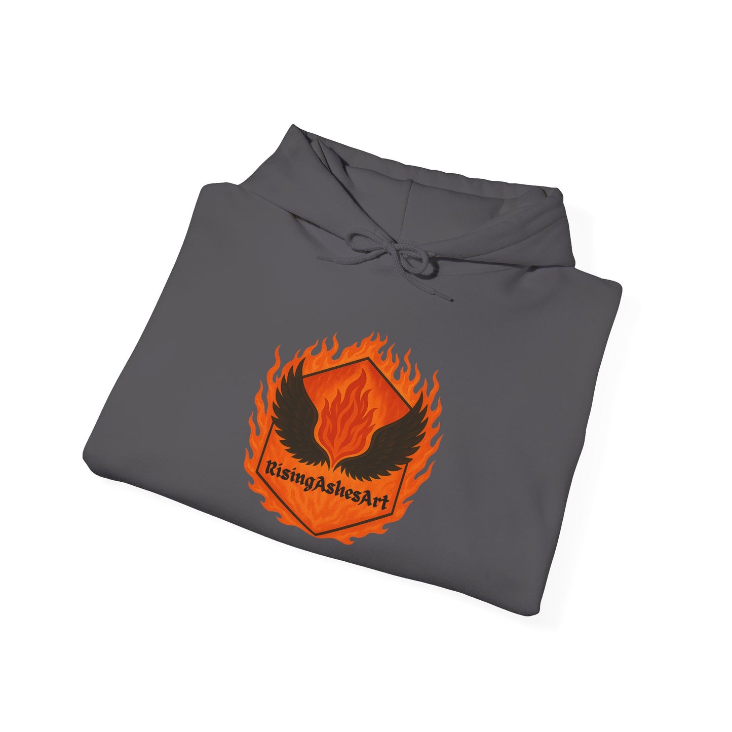 Flaming Wings Unisex Heavy Blend™ Hooded Sweatshirt
