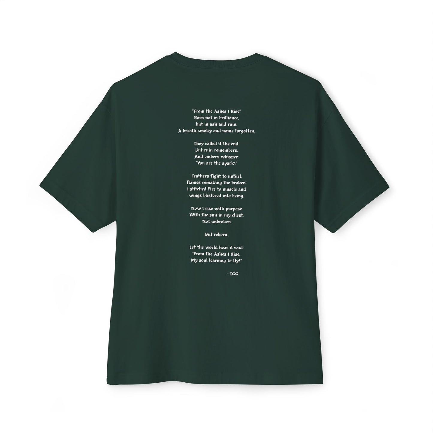 Pheonix Lantern Unisex Oversized Tshirt
