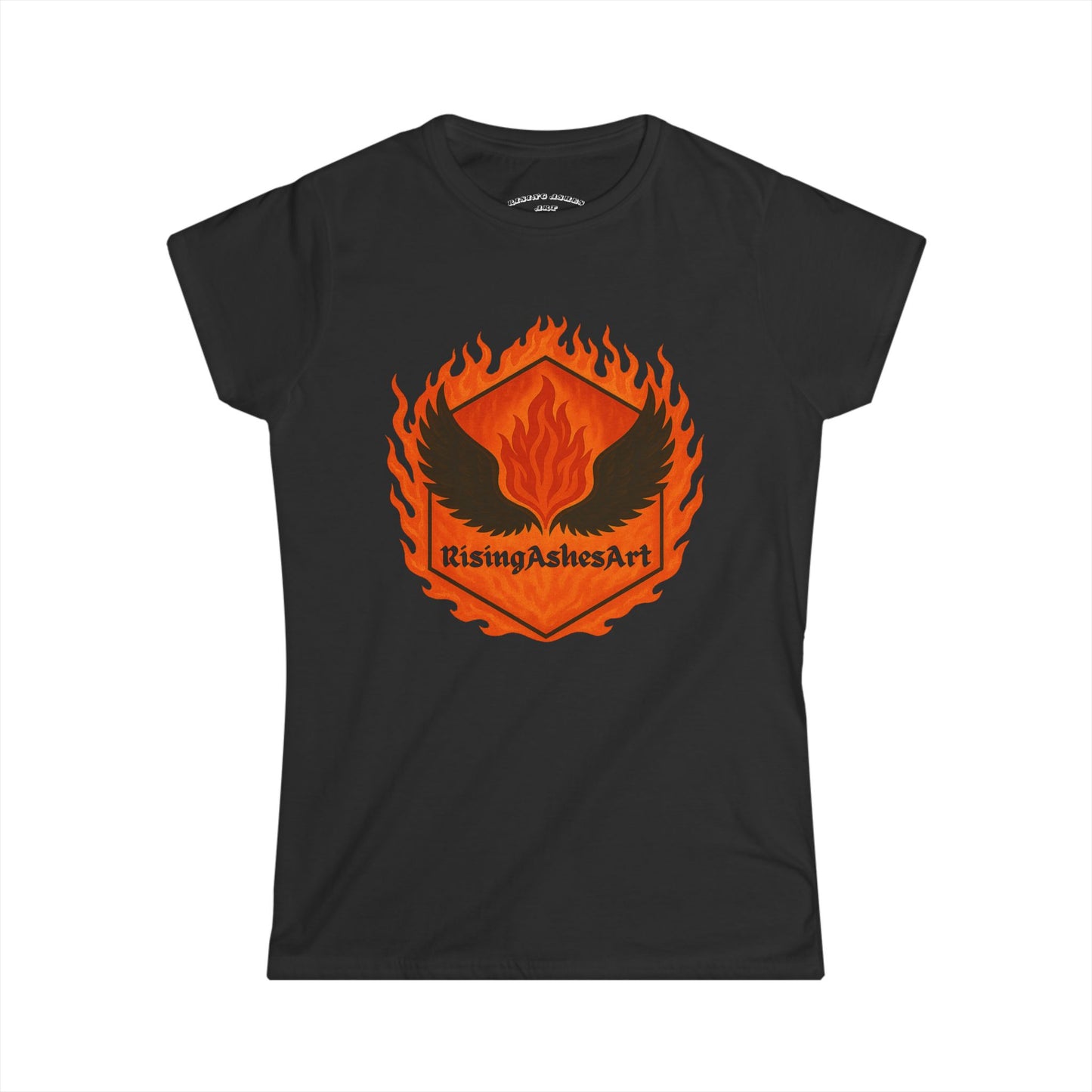 Flaming Wings Women's Softstyle T-Shirt