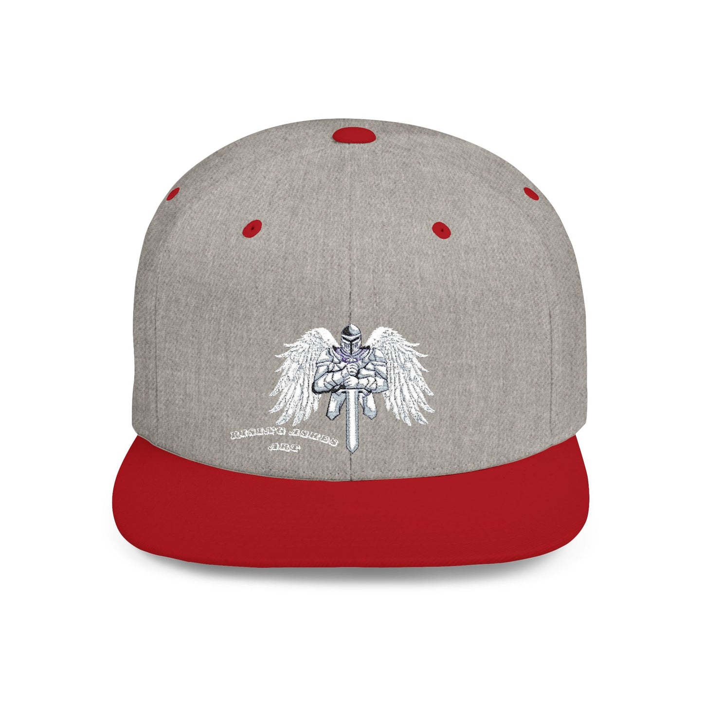 Winged Knight Flat Bill Snapback Hat