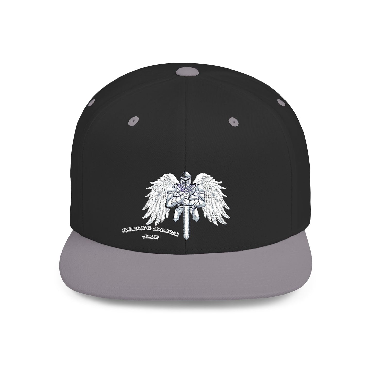 Winged Knight Flat Bill Snapback Hat