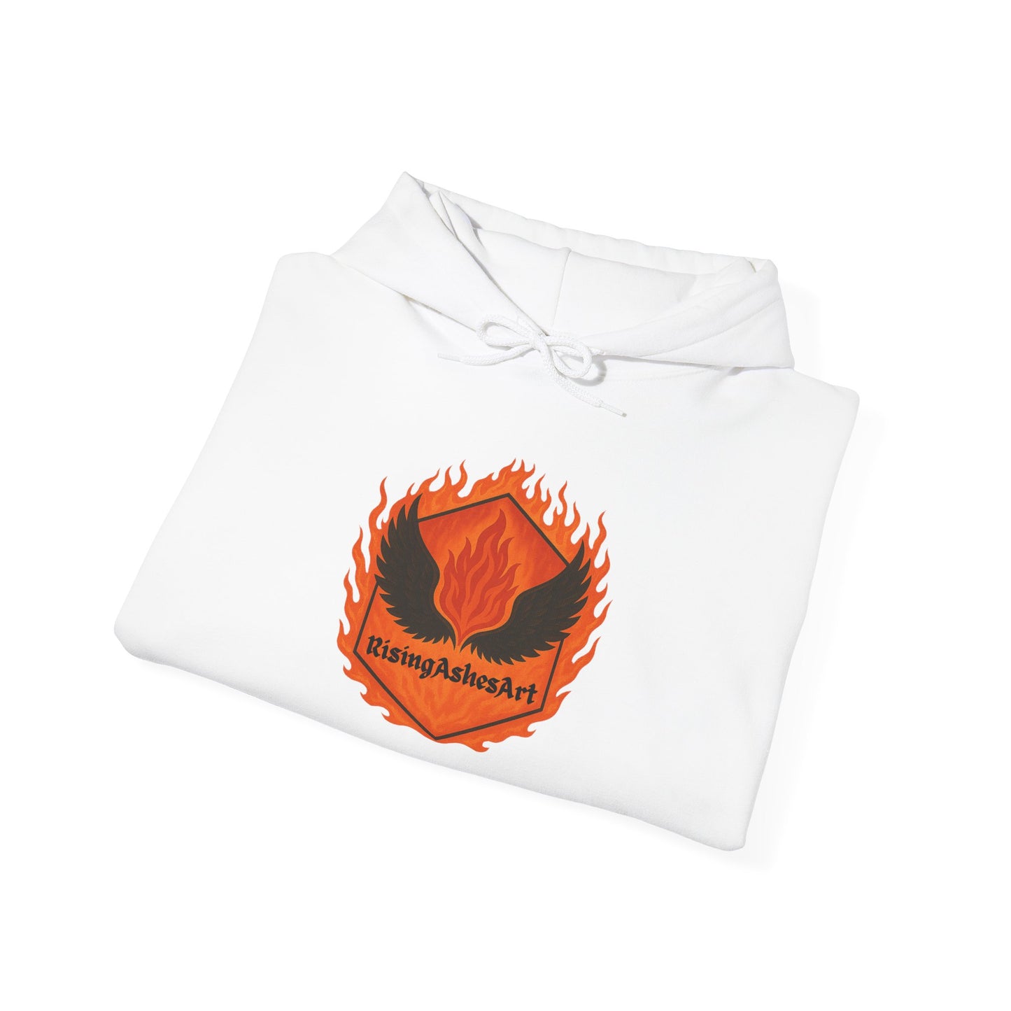 Flaming Wings Unisex Heavy Blend™ Hooded Sweatshirt