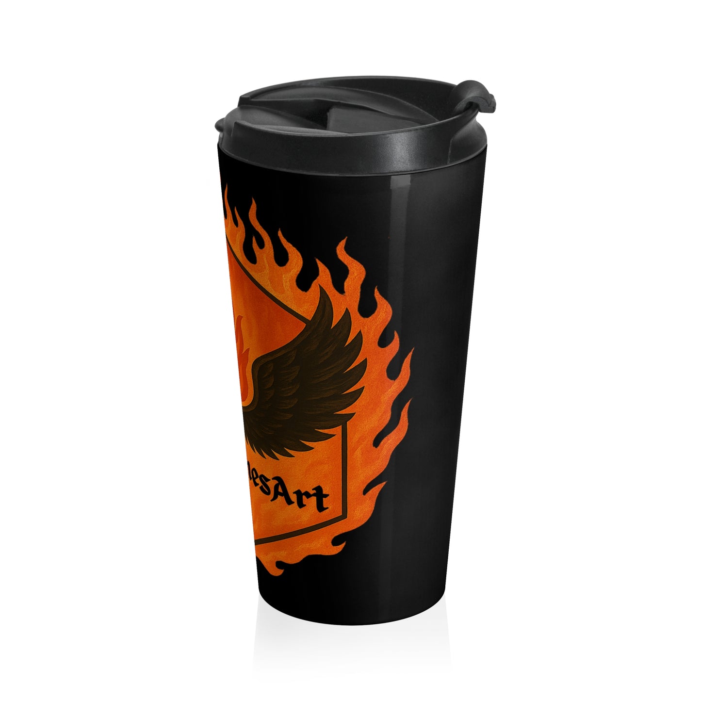 Flaming Wings Travel Mug