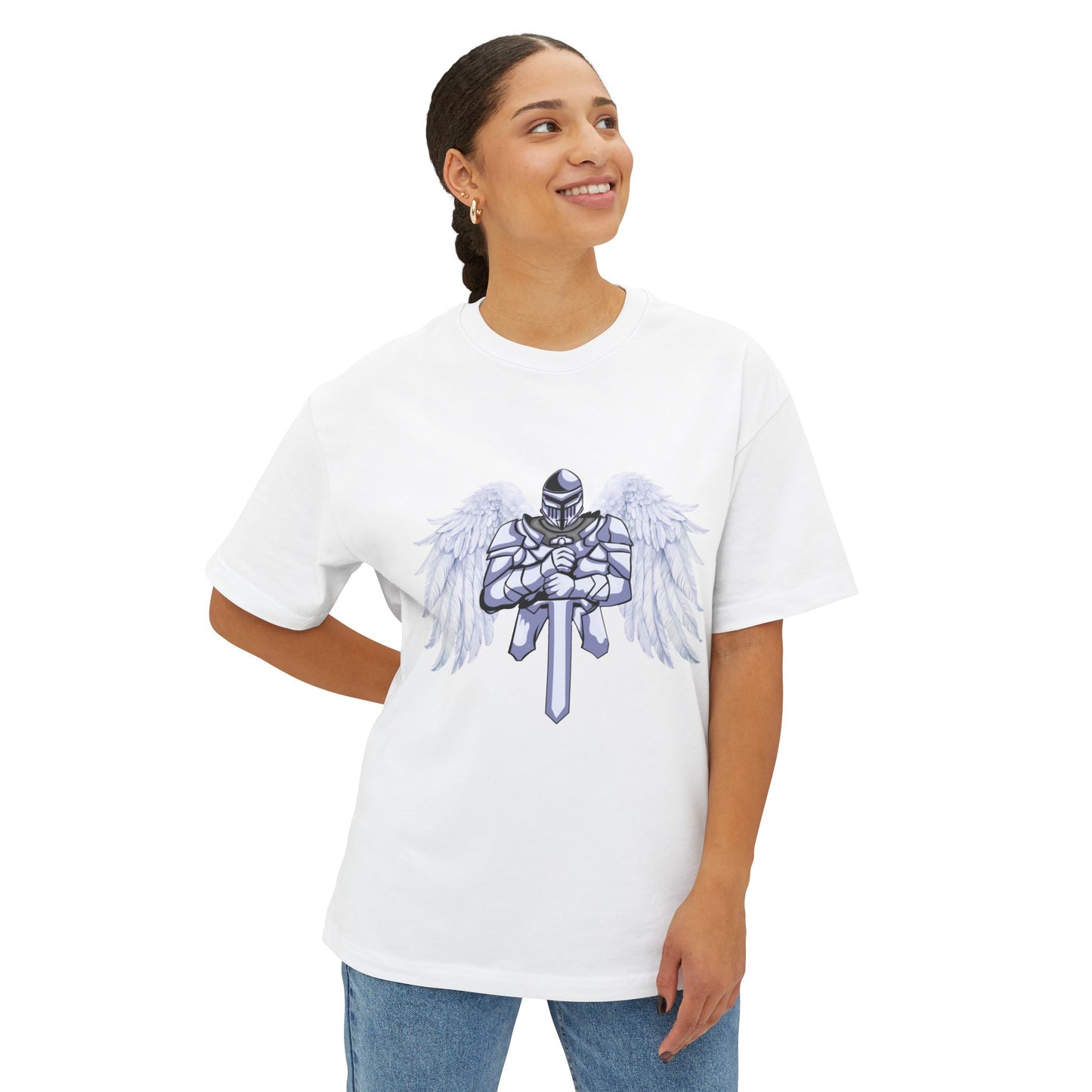 Winged Knight Unisex Boxy T-Shirt