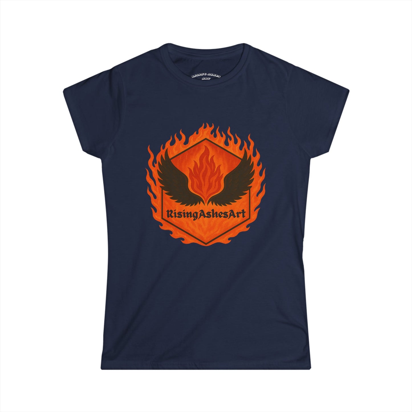Flaming Wings Women's Softstyle T-Shirt