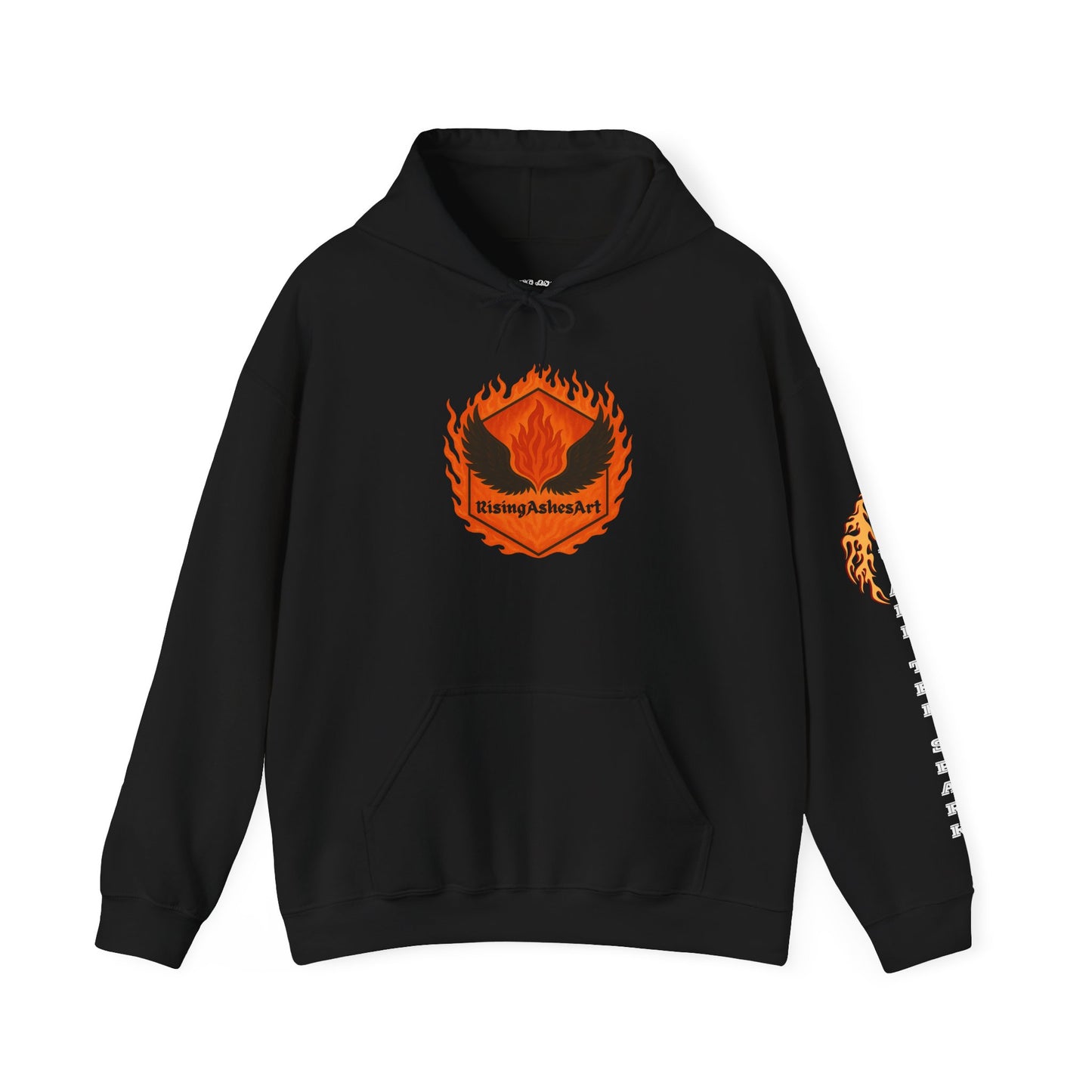Flaming Wings Unisex Heavy Blend™ Hooded Sweatshirt