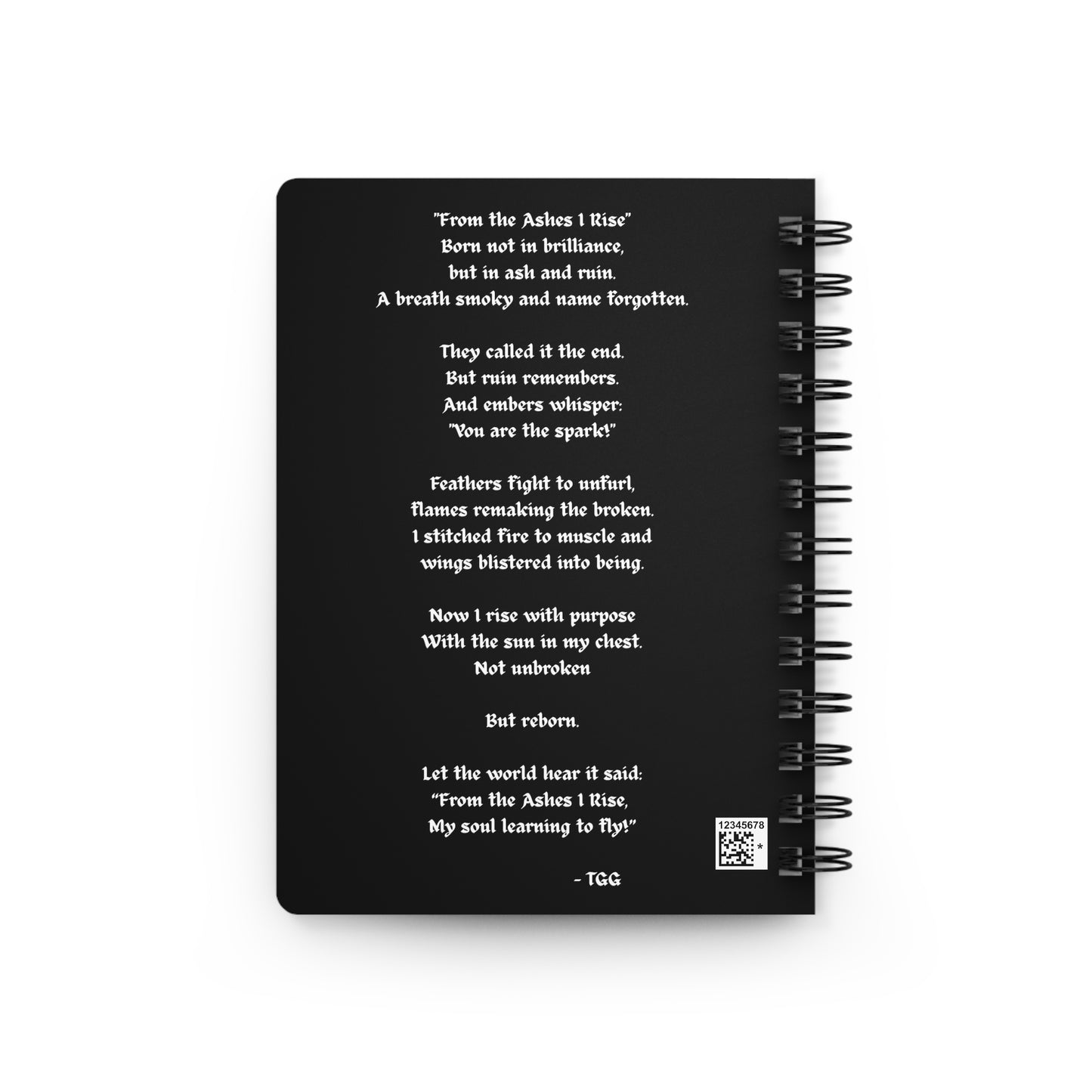 Phoenix Logo Spiral Bound Journal