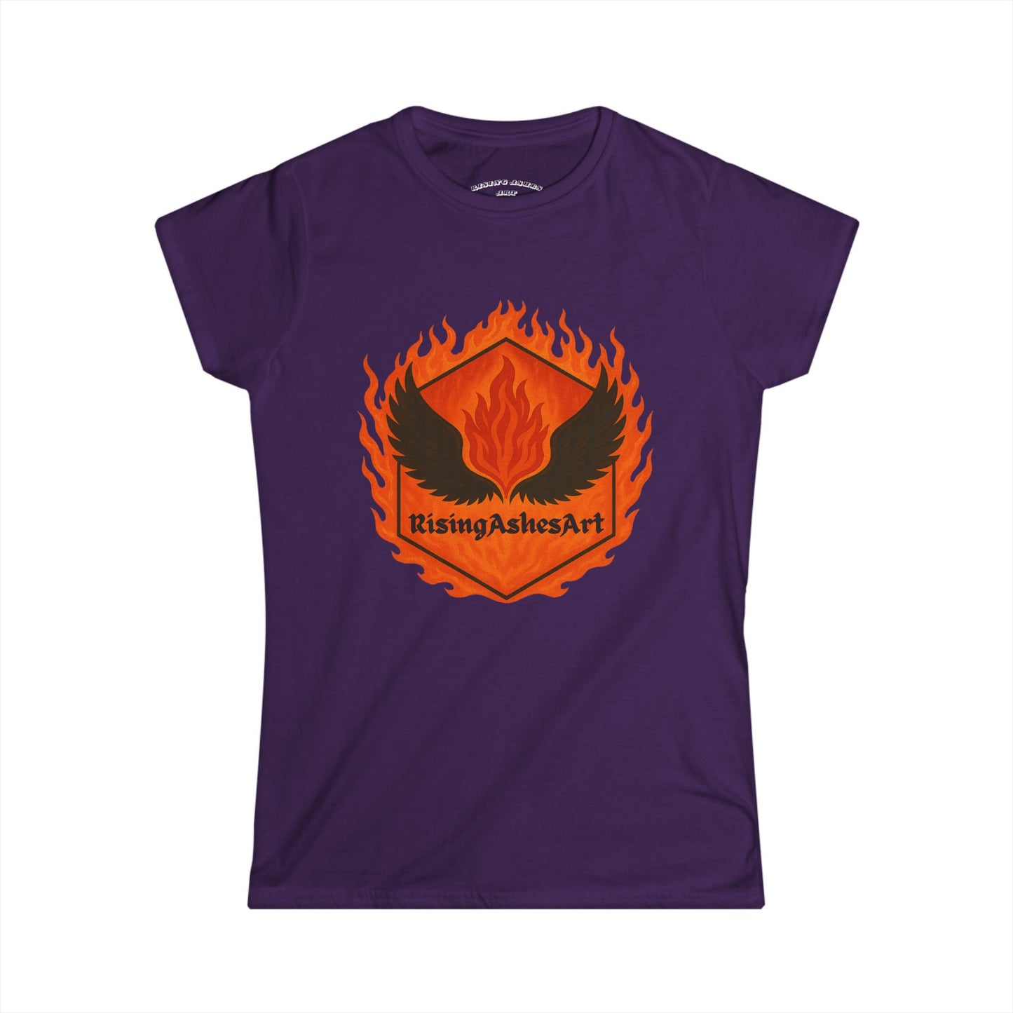 Flaming Wings Women's Softstyle T-Shirt
