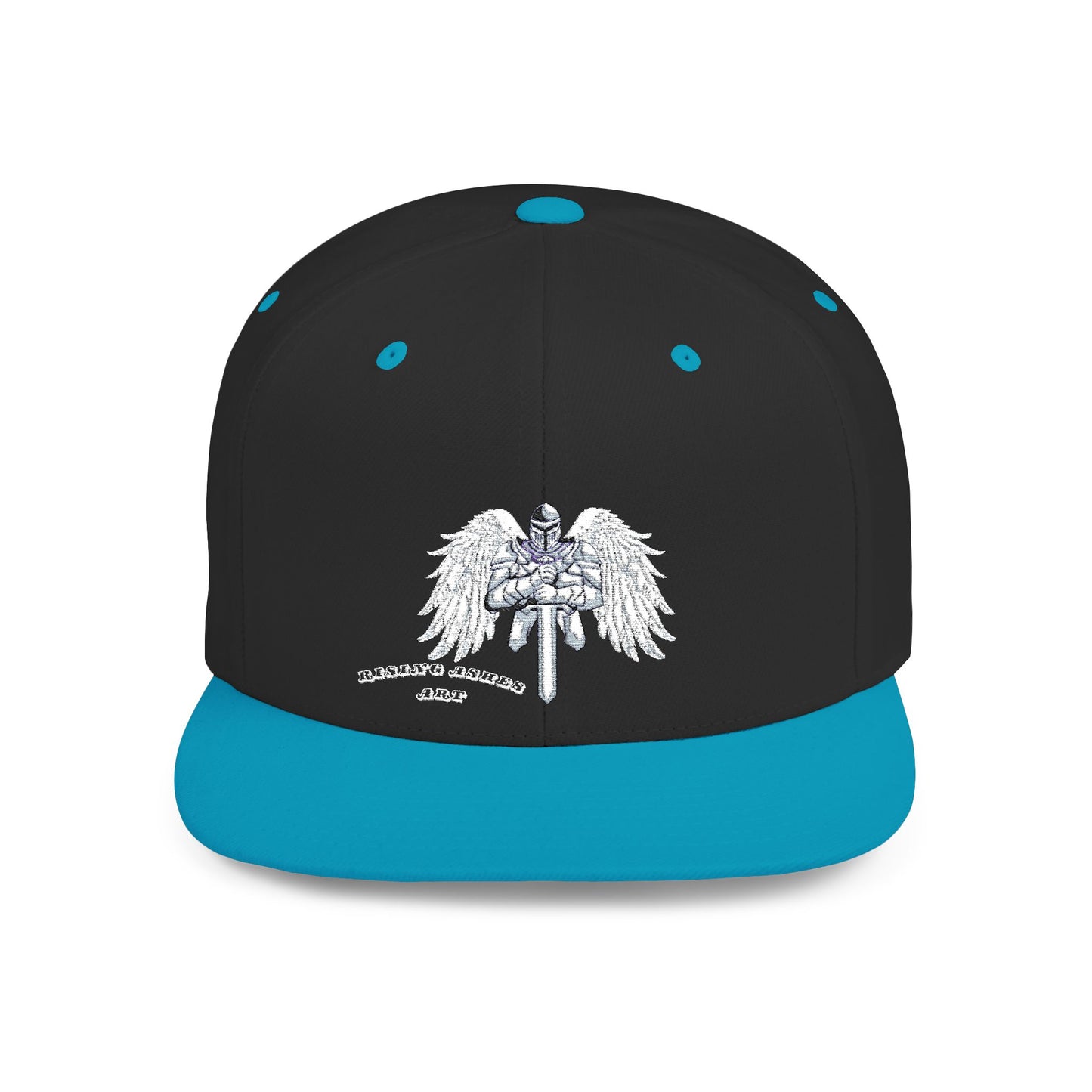 Winged Knight Flat Bill Snapback Hat