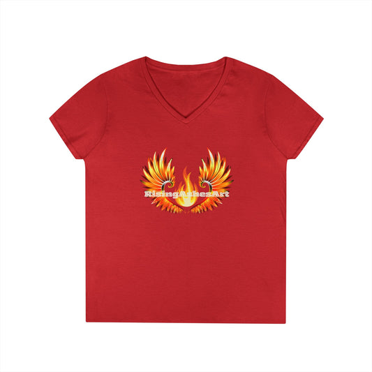 Logo Ladies' V-Neck T-Shirt