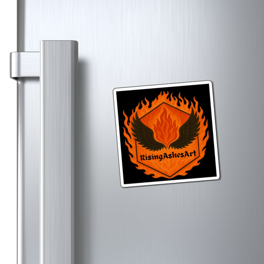 Flaming Wings Magnet