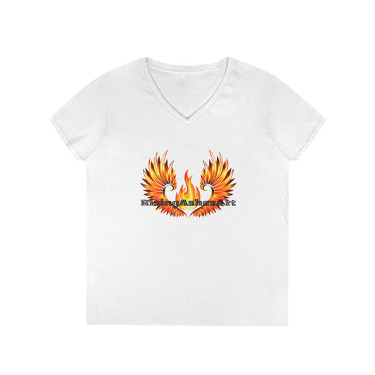Logo Ladies' V-Neck T-Shirt