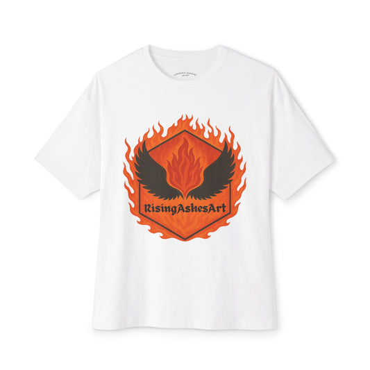 Flaming Wings Unisex Boxy T-Shirt