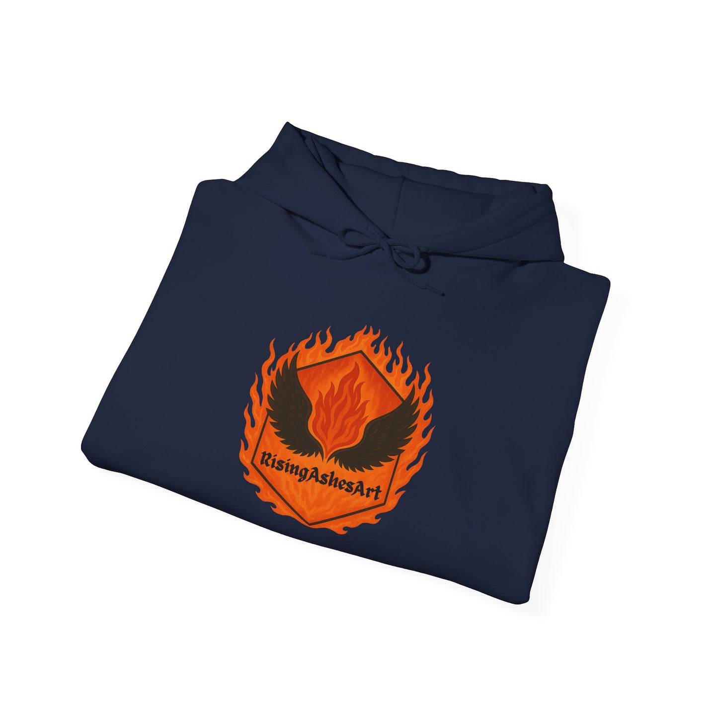 Flaming Wings Unisex Heavy Blend™ Hooded Sweatshirt
