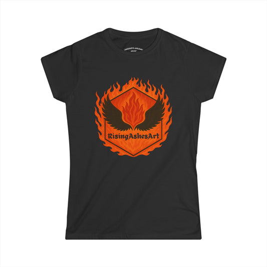 Flaming Wings Women's Softstyle T-Shirt