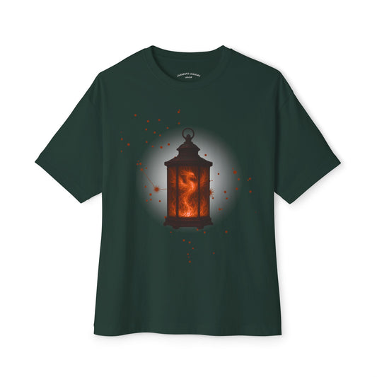 Pheonix Lantern Unisex Oversized Tshirt